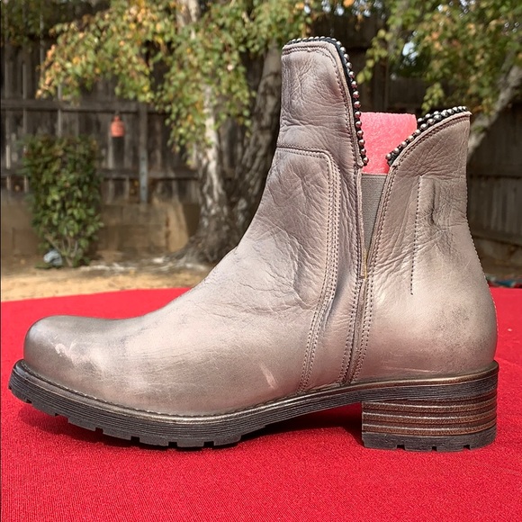 Jafa 497 Burlap Slip On Ankle Boots Size 38 - Picture 2 of 10